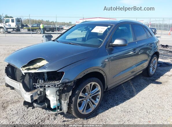 WA1ECCFS3JR024758 2018 AUDI Q3 Gray Передня ліва чверть