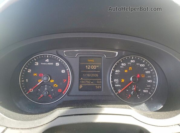 WA1ECCFS5HR014825 2017 AUDI Q3 Black Widok zestawu wskaźników