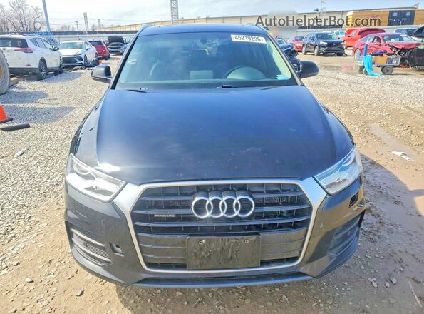 WA1ECCFS5HR014825 2017 AUDI Q3 Black Widok z przodu