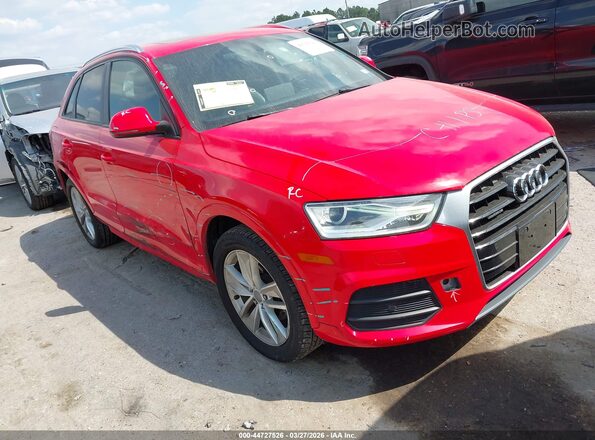 WA1ECCFS8HR010574 2017 AUDI Q3 Red Передня права чверть