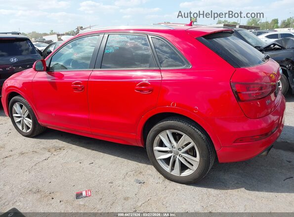 WA1ECCFS8HR010574 2017 AUDI Q3 Red Задня ліва чверть