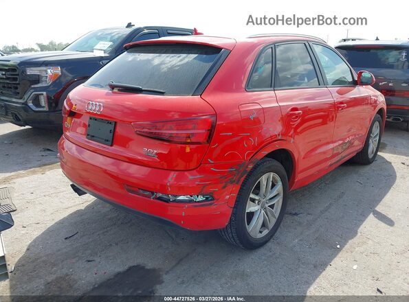 WA1ECCFS8HR010574 2017 AUDI Q3 Red Задня права чверть