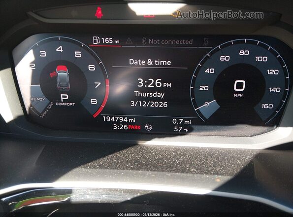 WA1EECF30L1022244 2020 AUDI Q3 Синий Вид задних сидений