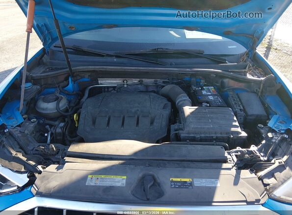 WA1EECF30L1022244 2020 AUDI Q3 Синий Вид сзади