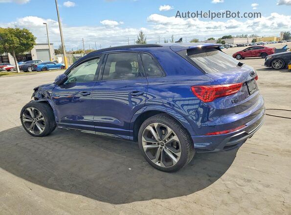 WA1EECF30N1030914 2022 AUDI Q3 Blue Tył lewy