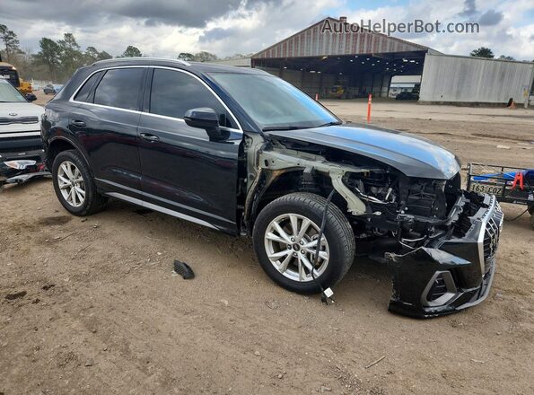 WA1EECF33R1025129 2024 AUDI Q3 Черный Передняя правая четверть