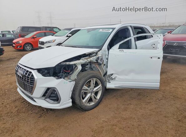 WA1EECF36L1081220 2020 AUDI Q3 Белый Передняя левая четверть