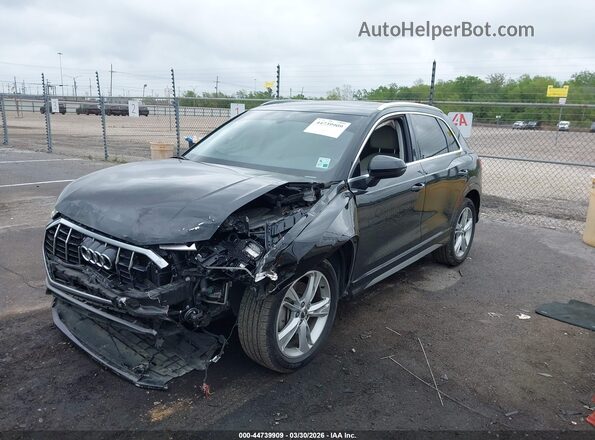 WA1EECF39L1027779 2020 AUDI Q3 Черный Передняя левая четверть