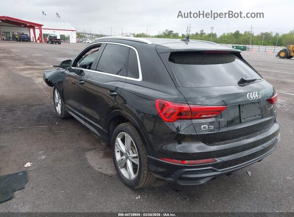 WA1EECF39L1027779 2020 AUDI Q3 Черный Задняя левая четверть