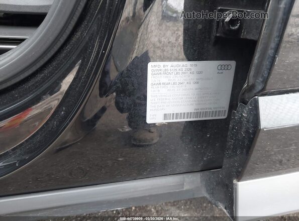 WA1EECF39L1027779 2020 AUDI Q3 Черный Вид подкапотного пространства