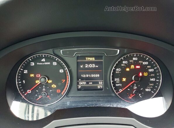 WA1EFCFS0GR022269 2016 AUDI Q3 Синий Вид щитка приборов