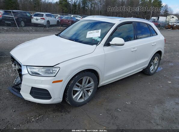 WA1EFCFS3GR015316 2016 AUDI Q3 White წინა მარცხენა ხედი სამი მეოთხედიდან