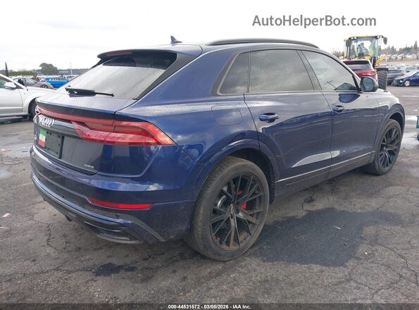 WA1EVAF11KD030532 2019 AUDI Q8 Синий Задняя правая четверть