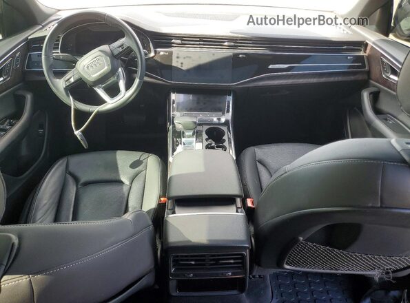 WA1EVAF13KD018382 2019 AUDI Q8 Black Widok deski rozdzielczej