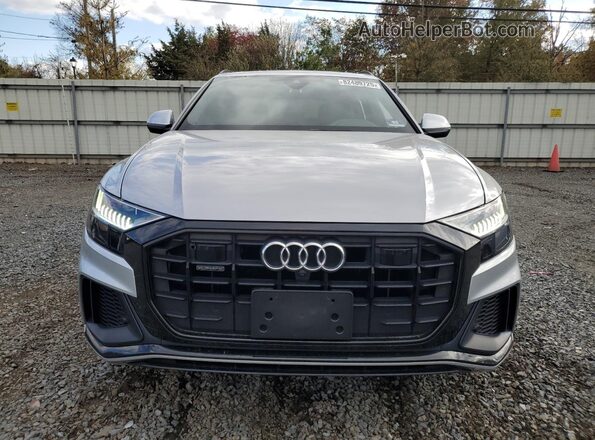 WA1EVAF14KD020254 2019 AUDI Q8 Silver Widok z przodu