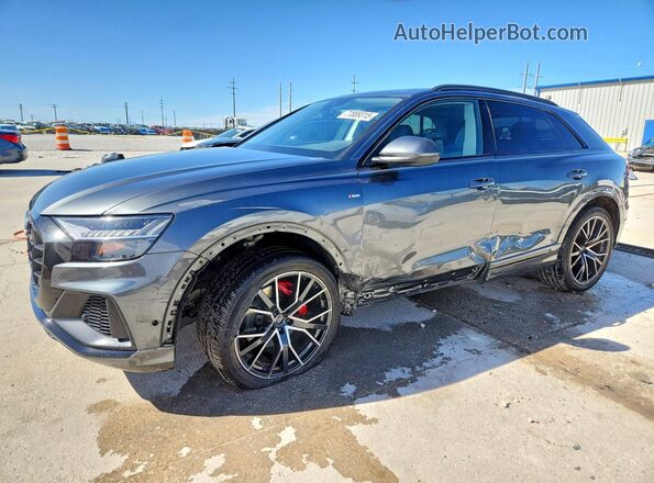 WA1EVAF16KD028615 2019 AUDI Q8 Серый Передняя левая четверть