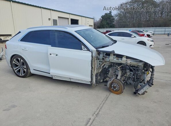 WA1EVAF16LD025361 2020 AUDI Q8 Белый Передняя правая четверть