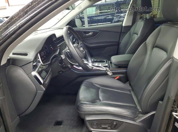 WA1EVBF15ND033170 2022 AUDI Q8 Black Widok wnętrza z przodu