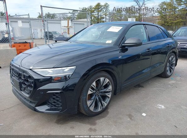 WA1EVBF15SD037442 2025 AUDI Q8 Черный Передняя левая четверть