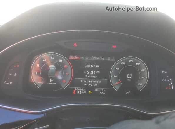 WA1EVBF16PD049929 2023 AUDI Q8 Черный Вид щитка приборов