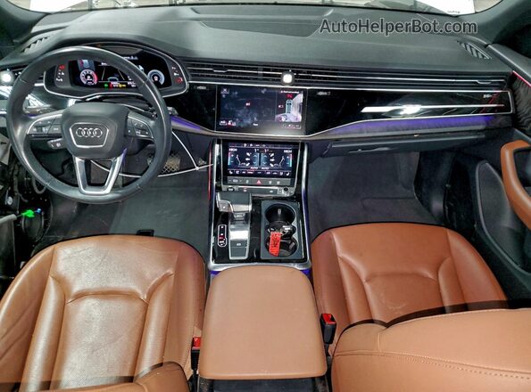 WA1EVBF18ND034667 2022 AUDI Q8 Белый Вид панели приборов
