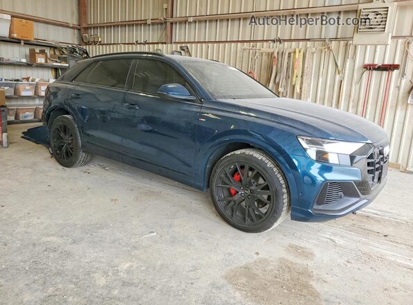 WA1EVBF1XND033679 2022 AUDI Q8 Blue Przód prawy