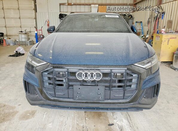 WA1EVBF1XND033679 2022 AUDI Q8 Blue Widok z przodu