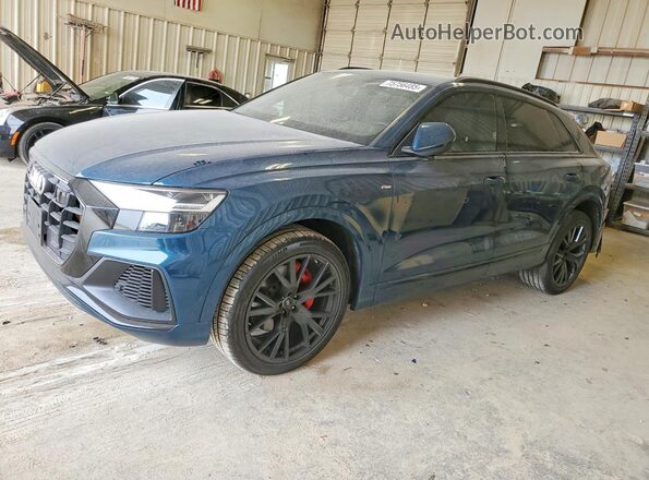 WA1EVBF1XND033679 2022 AUDI Q8 Blue Przód lewy