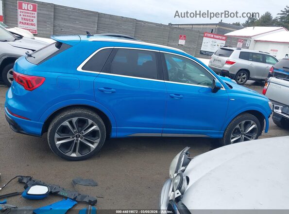 WA1FECF36L1023581 2020 AUDI Q3 Blue Widok wnętrza 360 stopni