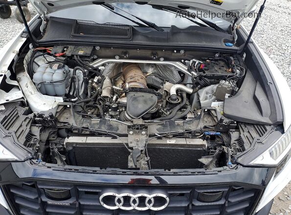 WA1FVAF1XLD026906 2020 AUDI Q8 White Вид підкапотного простору