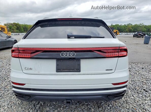 WA1FVAF1XLD026906 2020 AUDI Q8 White Вид ззаду