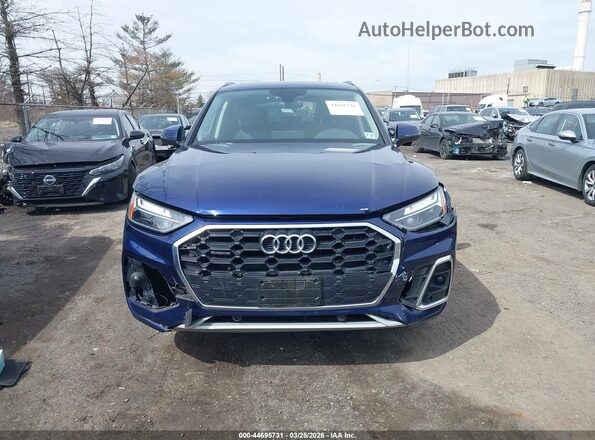 WA1GAAFYXN2099074 2022 AUDI Q5 Синий Вид щитка приборов