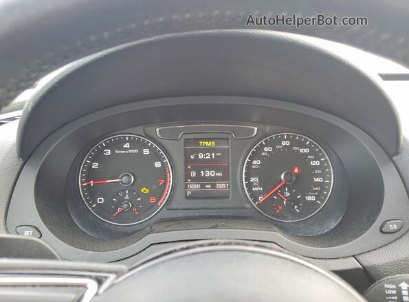WA1GFCFS9GR024935 2016 AUDI Q3 Blue Widok zestawu wskaźników