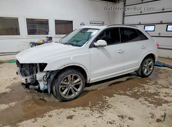 WA1HCCFS1HR013491 2017 AUDI Q3 Белый Передняя левая четверть