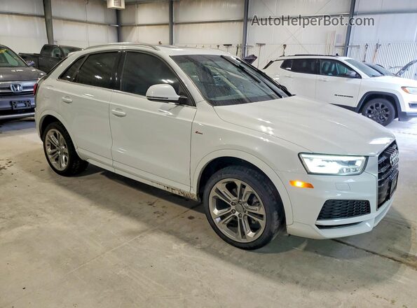 WA1JCCFSXJR030345 2018 AUDI Q3 White Delantero derecho