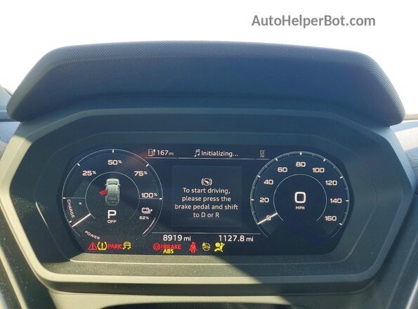 WA1KUBFZ0RP065315 2024 AUDI Q4 Белый Вид щитка приборов