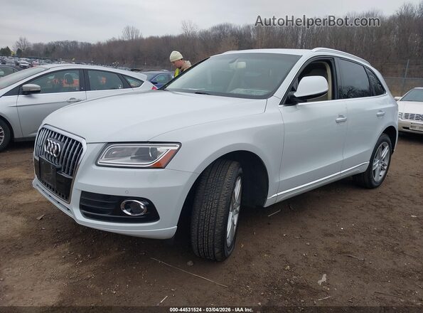 WA1L2AFP0HA048924 2017 AUDI Q5 White Առջևի ձախ երեք քառորդ տեսարան