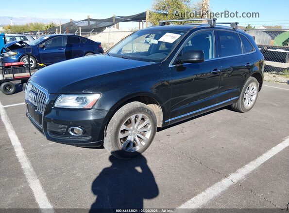 WA1L2AFP3GA090860 2016 AUDI Q5 Black წინა მარცხენა ხედი სამი მეოთხედიდან
