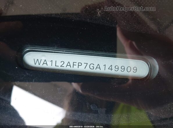 WA1L2AFP7GA149909 2016 AUDI Q5 White Vista del compartimento del motor