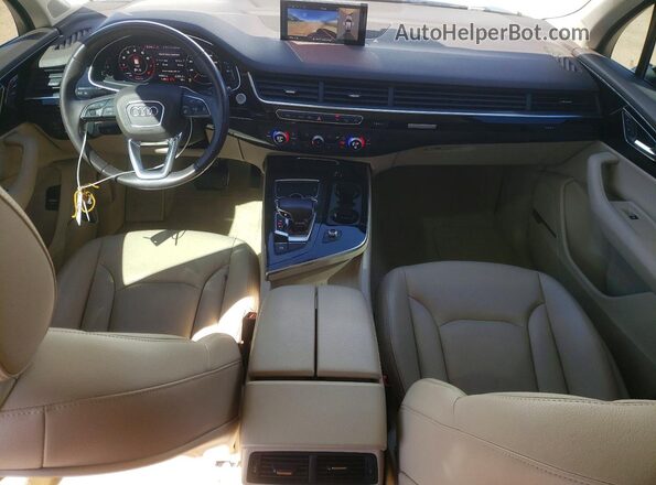 WA1LAAF70KD039035 2019 AUDI Q7 Белый Вид панели приборов