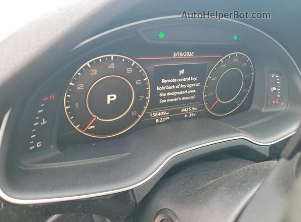 WA1LAAF73HD028197 2017 AUDI Q7 Белый Вид щитка приборов