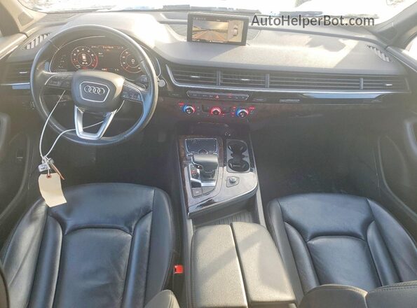WA1LAAF73KD035402 2019 AUDI Q7 Gray Widok deski rozdzielczej