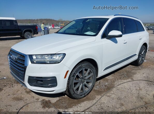 WA1LAAF74HD029245 2017 AUDI Q7 White Առջևի ձախ երեք քառորդ տեսարան