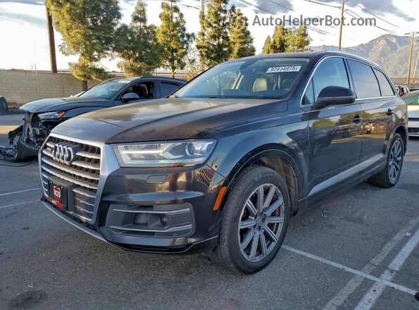 WA1LAAF75HD051626 2017 AUDI Q7 Черный Передняя левая четверть