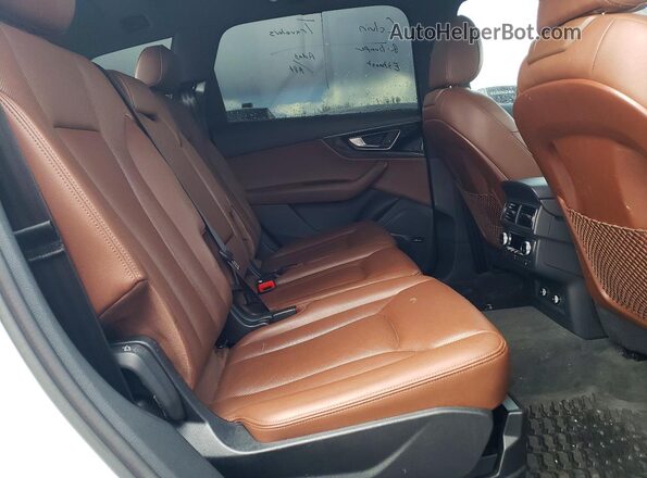 WA1LAAF76KD004984 2019 AUDI Q7 Белый Вид задних сидений