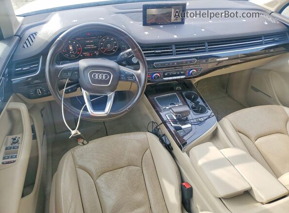 WA1LAAF78HD008138 2017 AUDI Q7 Белый Вид панели приборов