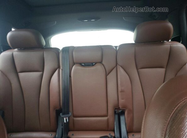 WA1LAAF78HD036053 2017 AUDI Q7 Black Вид задніх сидінь