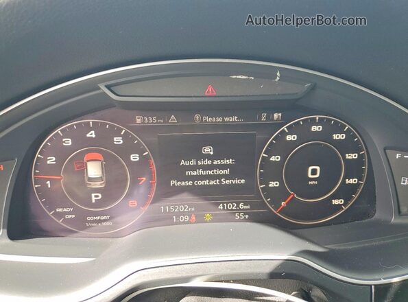 WA1LAAF79HD015471 2017 AUDI Q7 Черный Вид щитка приборов