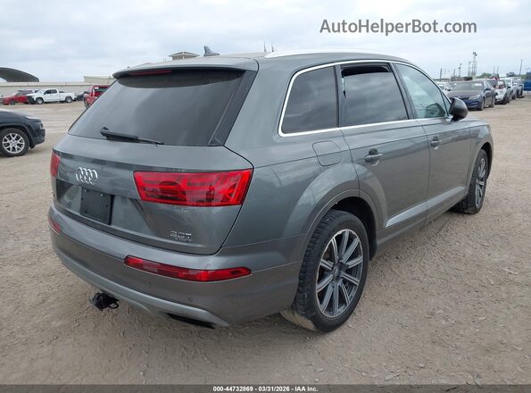 WA1LAAF7XHD018444 2017 AUDI Q7 Серый Задняя правая четверть