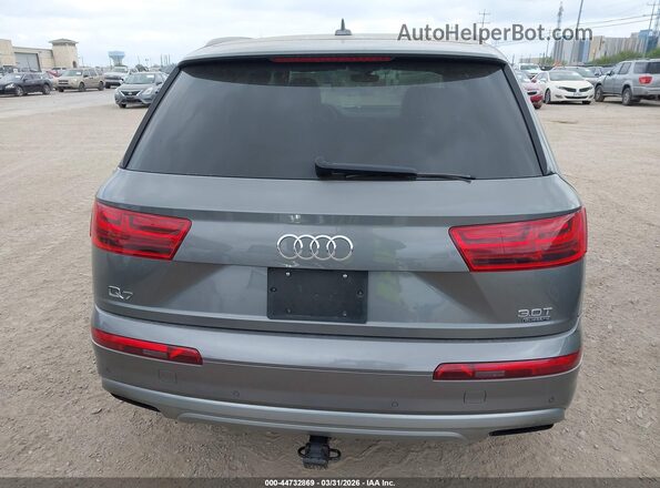WA1LAAF7XHD018444 2017 AUDI Q7 Серый 